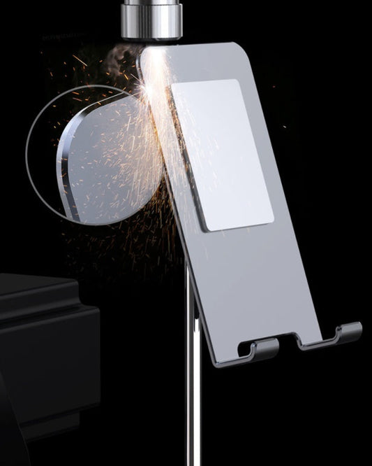 JMT-832650 Aluminum Alloy Telescopic Desktop Bracket for Mobile Phones and Tablets, Adjustable Size 4-12.9 inches