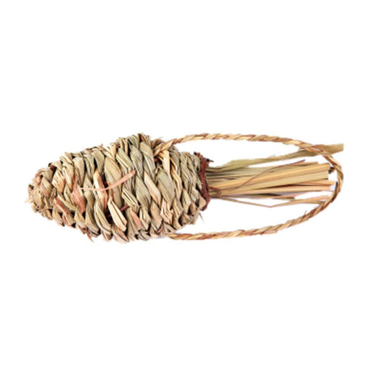 JMT-833098 Natural Grass Molar Chew Toy for Small Pets - Ideal for Rabbits, Guinea Pigs, and Chinchillas