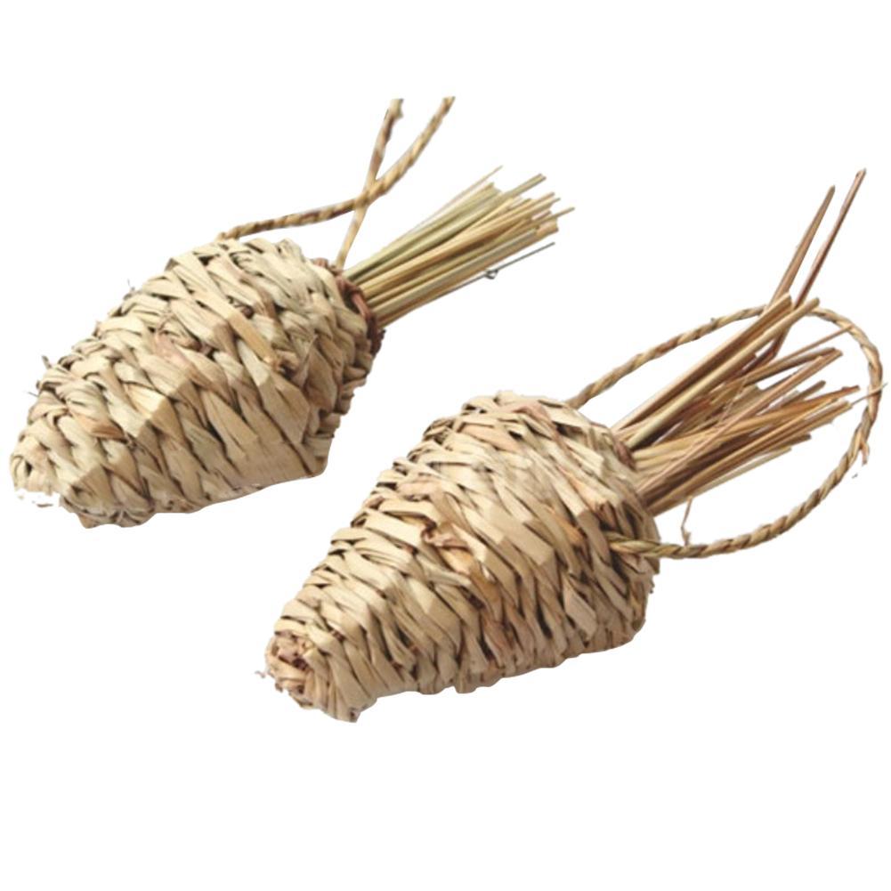 JMT-833098 Natural Grass Molar Chew Toy for Small Pets - Ideal for Rabbits, Guinea Pigs, and Chinchillas