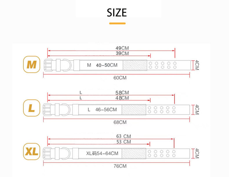 JMT-833610 Adjustable Military Dog Collar with Metal D Ring and Buckle for Medium to Large Dogs