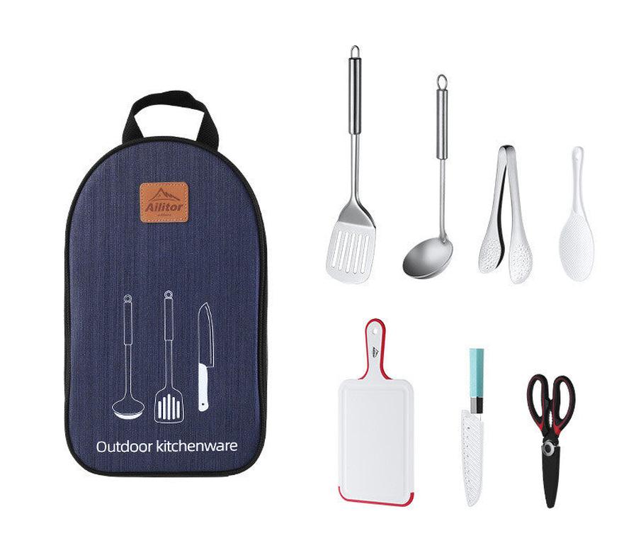 JMT-833994 Outdoor Picnic Storage Bag with Camping Cookware Essentials