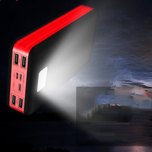 JMT-834122 30000mAh Solar Power Bank with Multi-USB Output for Outdoor Camping