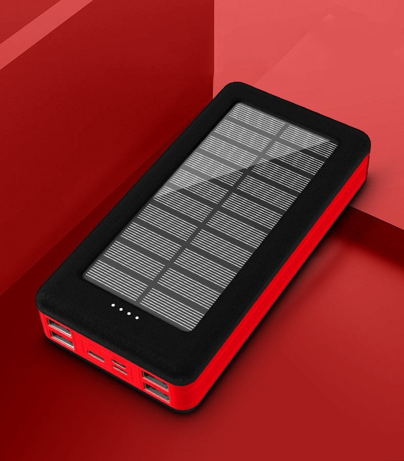 JMT-834122 30000mAh Solar Power Bank with Multi-USB Output for Outdoor Camping