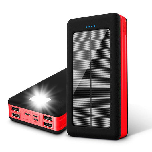 JMT-834122 30000mAh Solar Power Bank with Multi-USB Output for Outdoor Camping