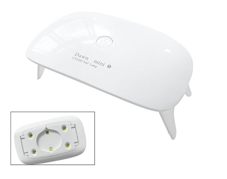 JMT-834250 Portable Nail Dryer with Phototherapy Lamp in White
