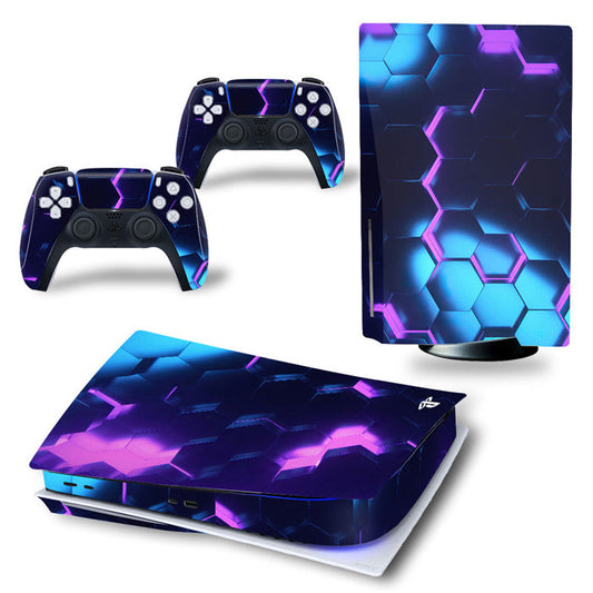 JMT-834570 Game Console Skin and Controller Protective Vinyl Sticker Set - Easy Application, Dust and Scratch Protection