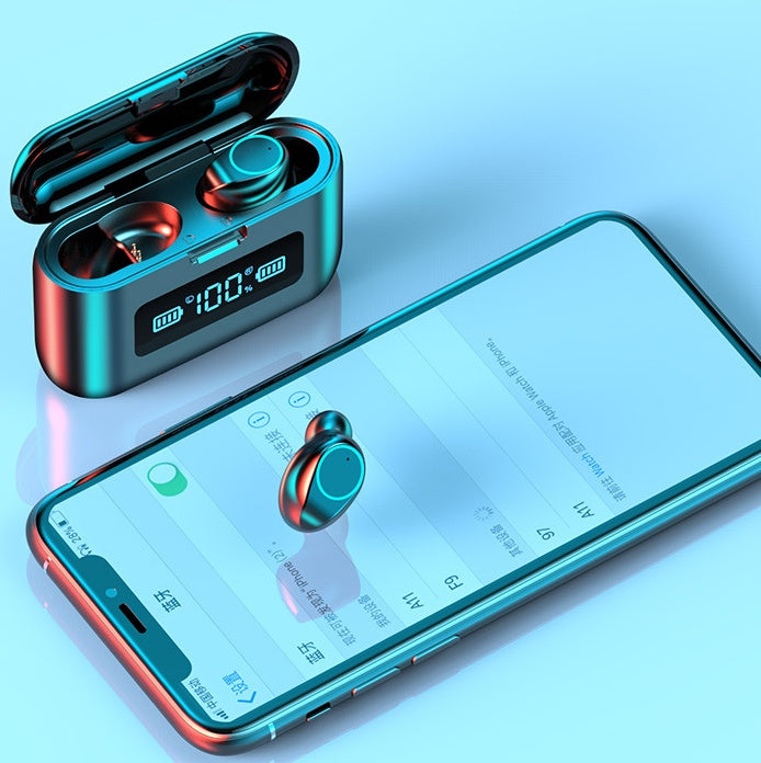 JMT-834762 Wireless Bluetooth Sports Headset with Waterproof Technology and 9D Sound, Touch Control Features