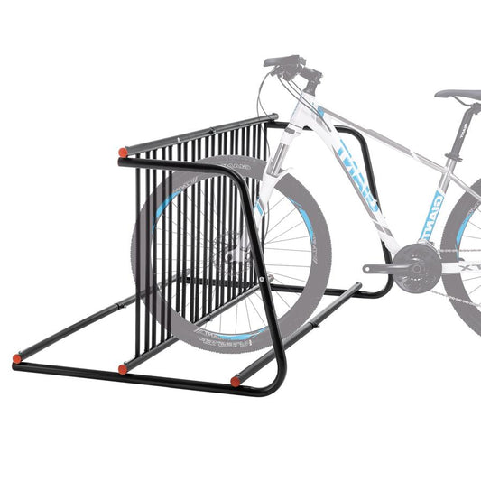 JMT-835018 Heavy-Duty Double-Sided Outdoor Bike Rack for Garage and Yard Storage - Easy Assembly, Holds 10 Bikes