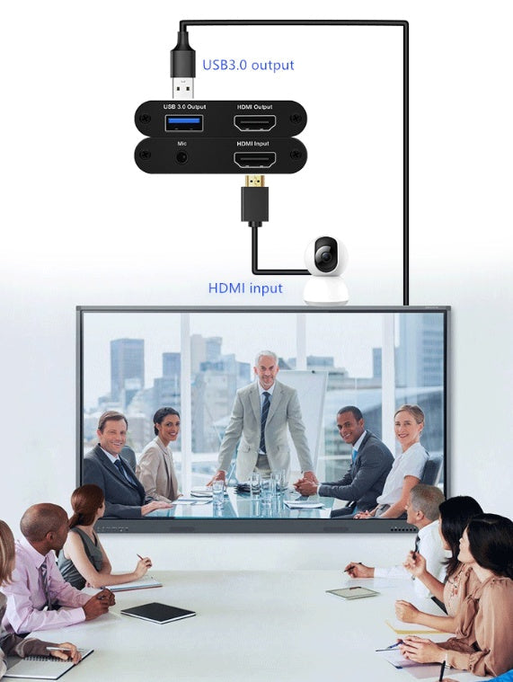 JMT-835274 4K HDMI to USB3.0 Video Capture Card for High-Definition Streaming and Recording