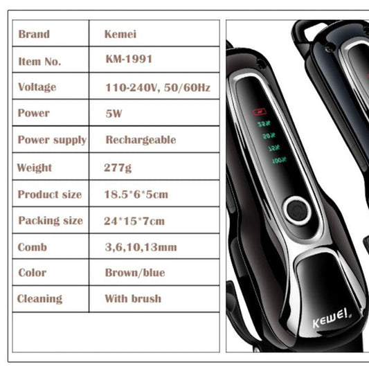 JMT-835338 Rechargeable Electric Pet Shaver with Dual-Use Technology and Long-Lasting Battery
