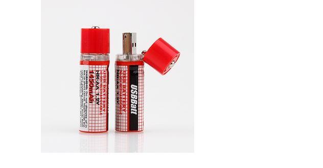 JMT-835594 USB Rechargeable AA Ni-MH Batteries 1450mAh 1.2V for Home Electronics