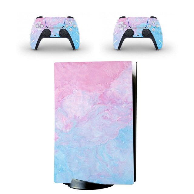 JMT-835722 PS5 Full Body Sticker for Protection and Aesthetic Enhancement - Compatible with PS5 Console - PVC Material - Model Options: YSPF0249, YSPF0250, YSPF0251, YSPF0252, YSPF0253