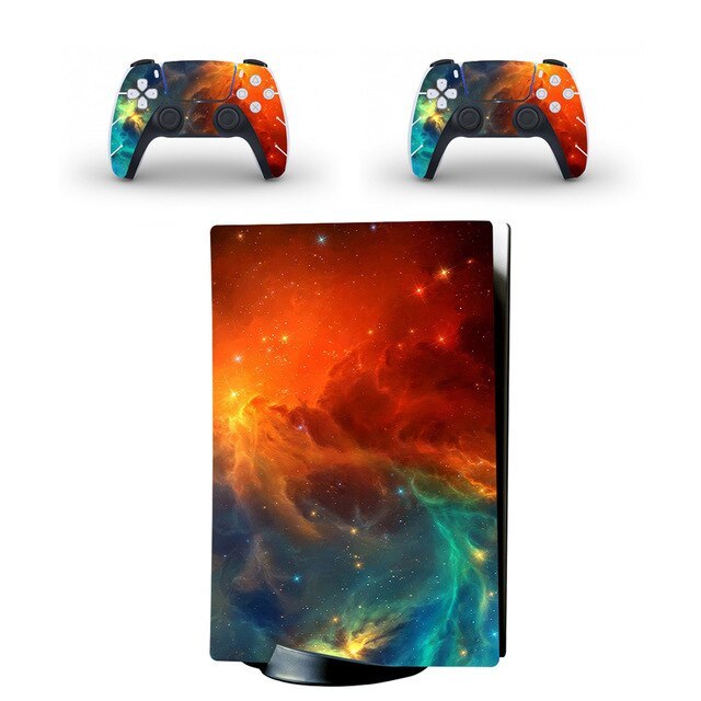JMT-835722 PS5 Full Body Sticker for Protection and Aesthetic Enhancement - Compatible with PS5 Console - PVC Material - Model Options: YSPF0249, YSPF0250, YSPF0251, YSPF0252, YSPF0253