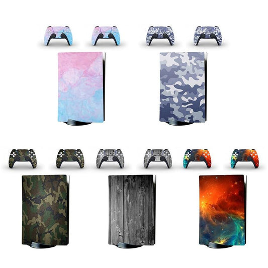 JMT-835722 PS5 Full Body Sticker for Protection and Aesthetic Enhancement - Compatible with PS5 Console - PVC Material - Model Options: YSPF0249, YSPF0250, YSPF0251, YSPF0252, YSPF0253