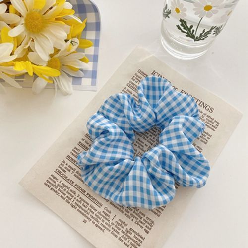 JMT-835786 Korean Fruit Pig Large Intestine Organza Hair Tie Rubber Band for Women