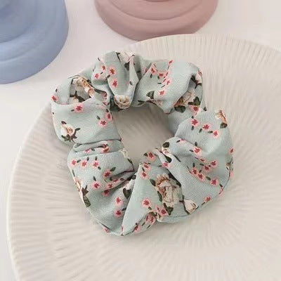 JMT-835786 Korean Fruit Pig Large Intestine Organza Hair Tie Rubber Band for Women
