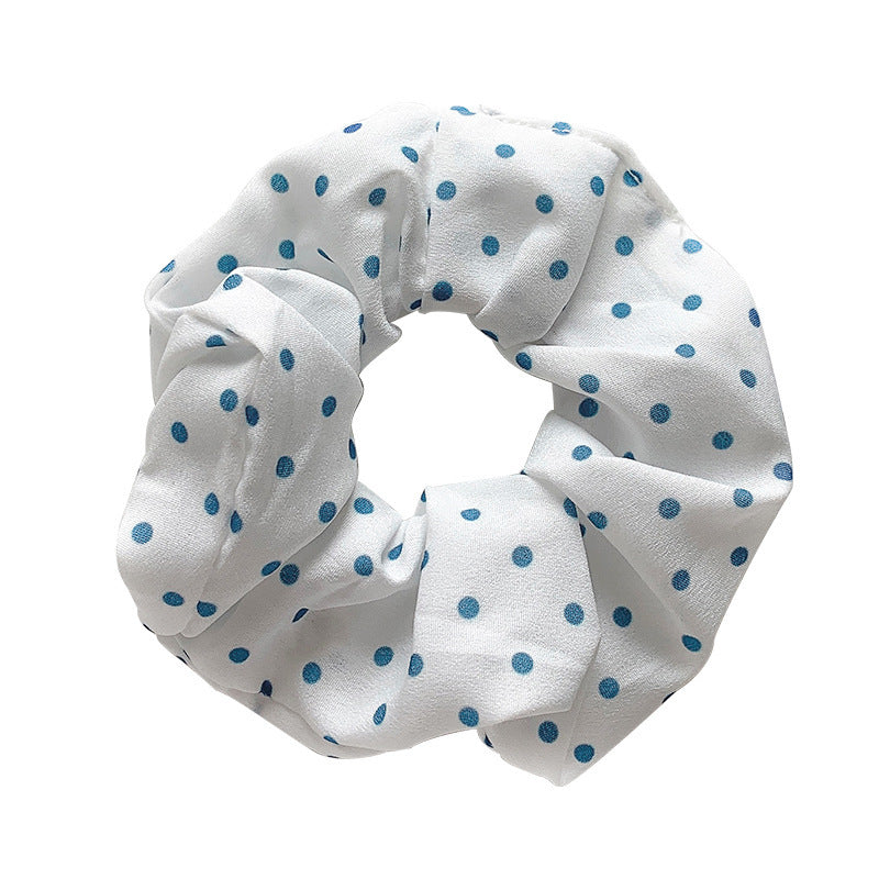 JMT-835786 Korean Fruit Pig Large Intestine Organza Hair Tie Rubber Band for Women