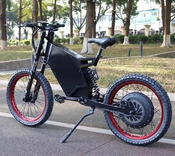 JMT-836170 8000W Electric Dirt Bike with 72V Lithium Battery for Adults , Top Speed 27.9 mph