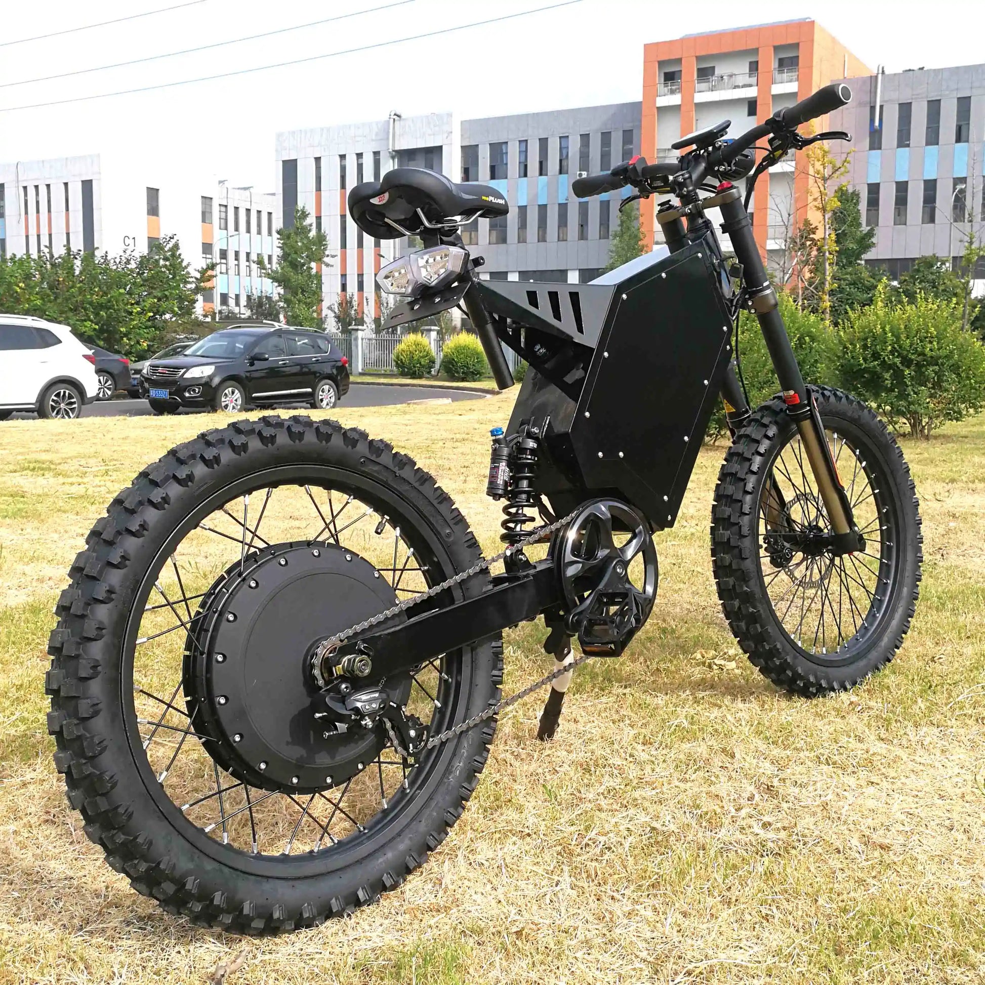JMT-836170 8000W Electric Dirt Bike with 72V Lithium Battery for Adults , Top Speed 27.9 mph