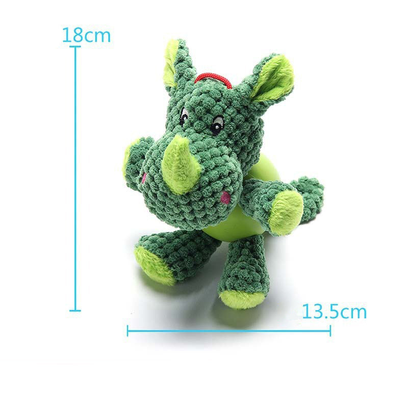 JMT-836234 Squeaky Plush Monkey Dog Toy for Small to Medium Dogs - Durable, Chew-Resistant, and Machine Washable