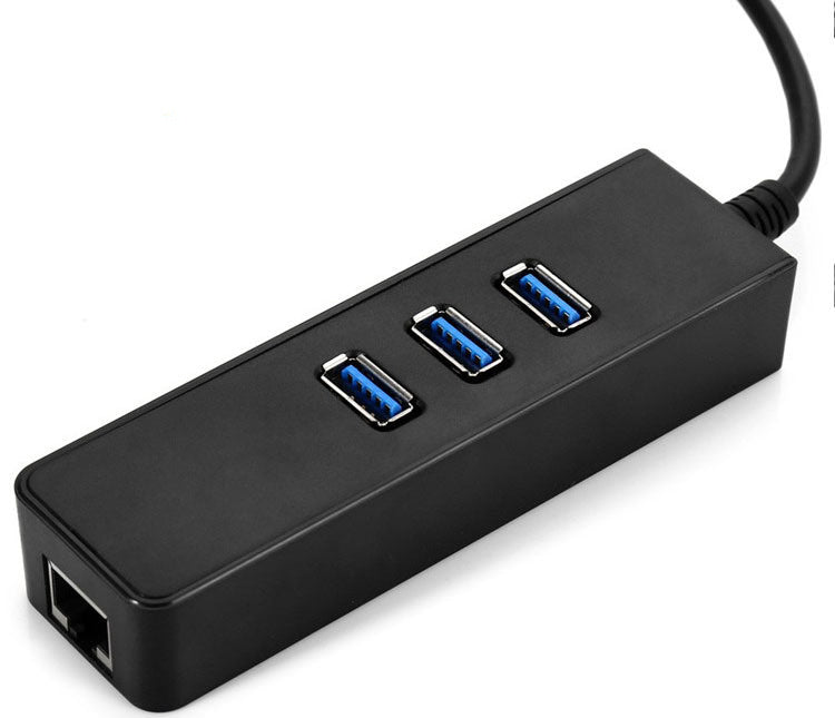 JMT-836362 USB 3.0 Gigabit Ethernet Hub with LED Indicators, Model xjx-qz3.0u, 10/100/1000 Mbps Transmission Rate