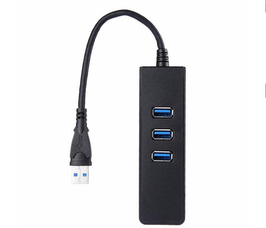 JMT-836362 USB 3.0 Gigabit Ethernet Hub with LED Indicators, Model xjx-qz3.0u, 10/100/1000 Mbps Transmission Rate