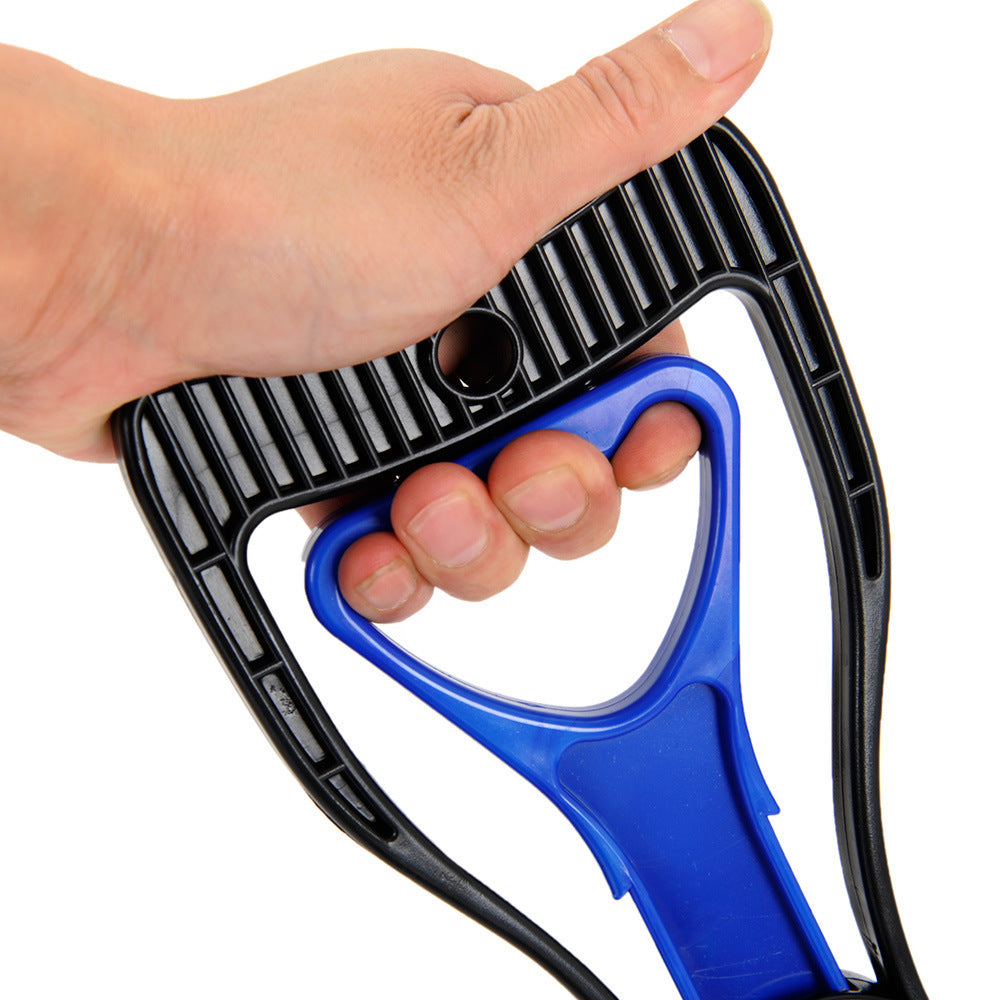 JMT-836490 Dog Toilet Picker and Clamp - 60cm Length, Sapphire Blue or Black, Easy Pet Waste Removal Tool