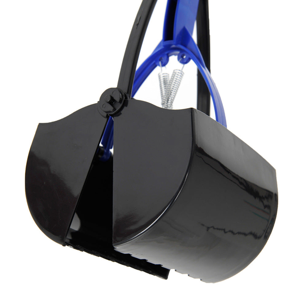 JMT-836490 Dog Toilet Picker and Clamp - 60cm Length, Sapphire Blue or Black, Easy Pet Waste Removal Tool