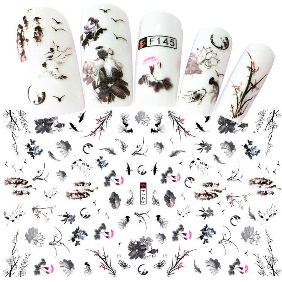 JMT-836554 Multicolor Adhesive Nail Decals - Three-Year Shelf Life Nail Stickers