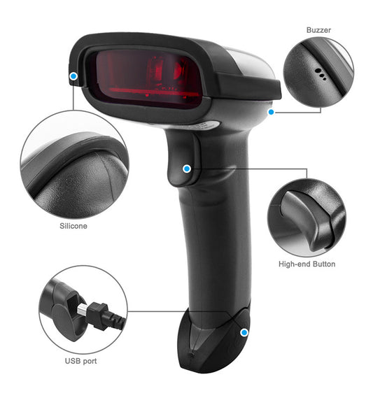 JMT-836746 Wireless Handheld Barcode Scanner for Fast and Efficient Scanning