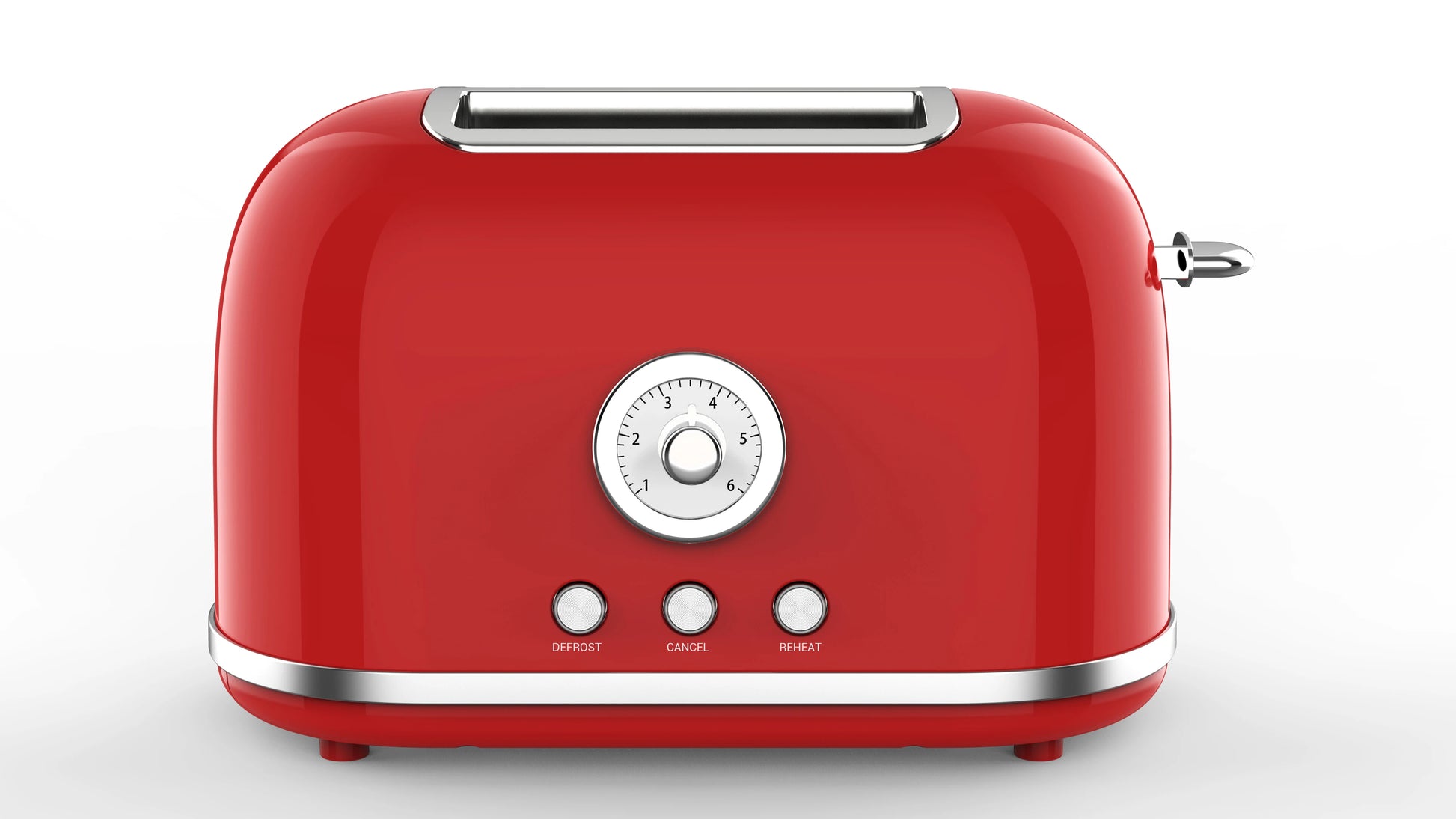 JMT-837066 Stainless Steel Retro 2-Slice Electric Toaster for Toasting Bread