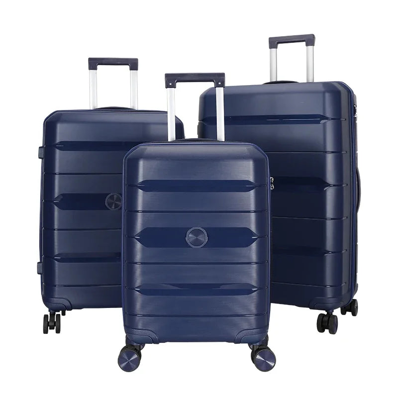 JMT-837130 Custom Waterproof Suitcase with Wheels - 20, 24, 28 Inch Carry-On Travel Luggage Set