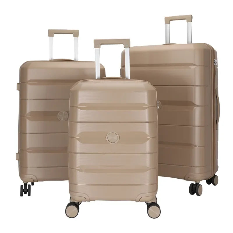 JMT-837130 Custom Waterproof Suitcase with Wheels - 20, 24, 28 Inch Carry-On Travel Luggage Set