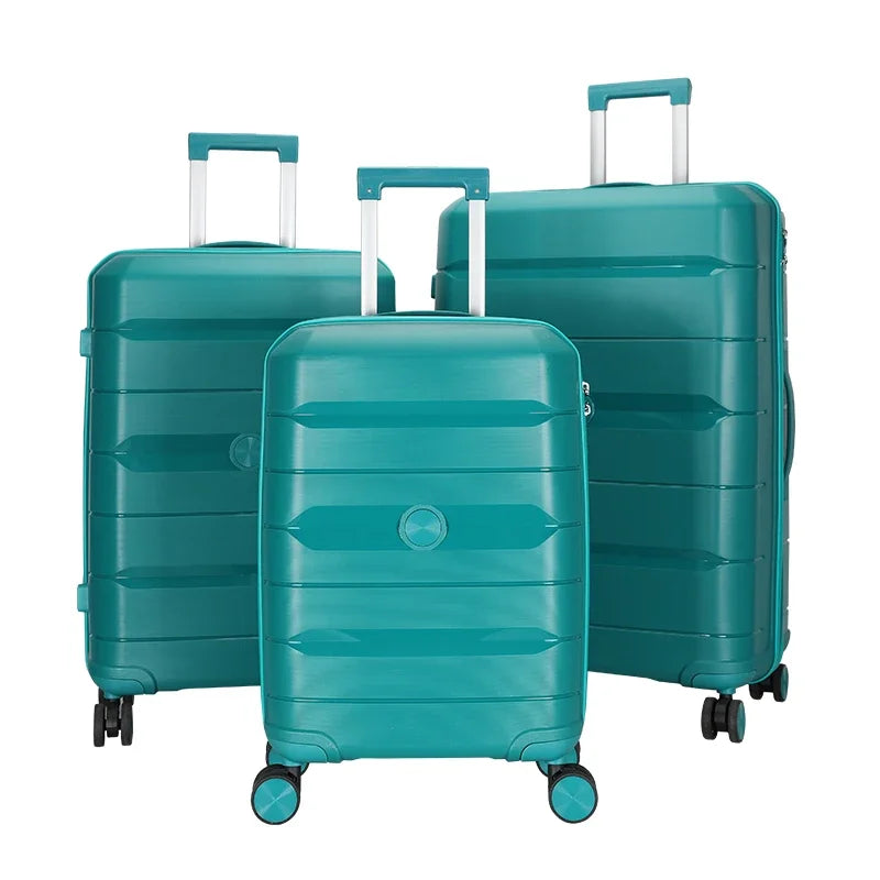JMT-837130 Custom Waterproof Suitcase with Wheels - 20, 24, 28 Inch Carry-On Travel Luggage Set
