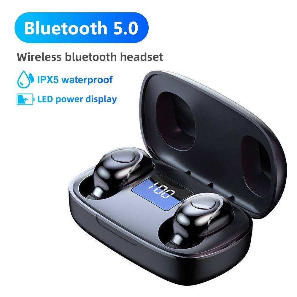 JMT-837386 Wireless Bluetooth Headset with Digital Display, Stereo Sound, and Multi-Point Connectivity