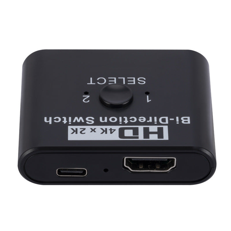 JMT-837578 8K 60Hz HDMI Bidirectional Switcher with 2 Inputs and 1 Output for Dual Monitor Setup