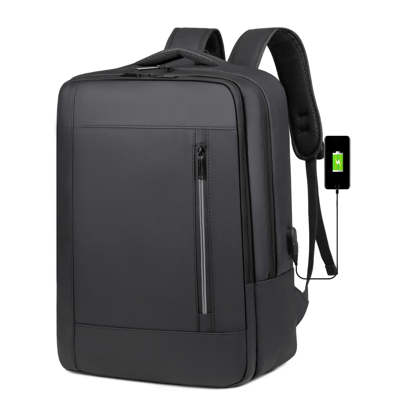 JMT-837578 Custom Logo Waterproof USB Laptop Backpack with Large Capacity for Travel and School Use