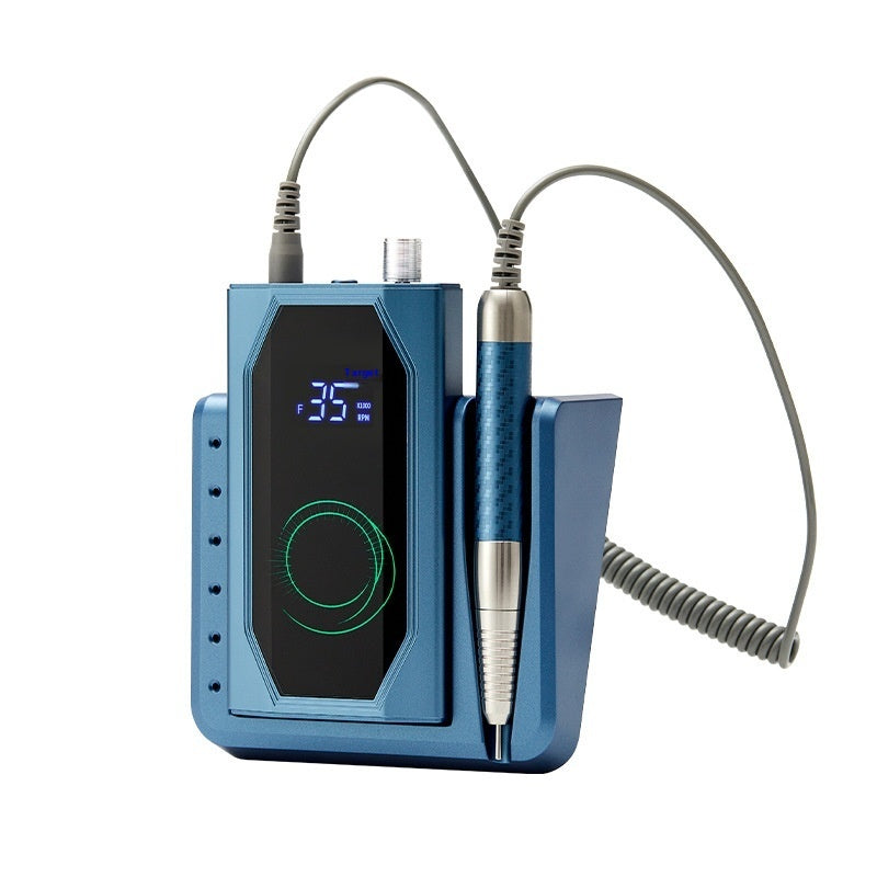 JMT-837706 High-Speed Brushless Nail Polisher with Charging Nail Enamel Remover in Rose Gold, Blue, and Purple