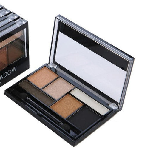 JMT-837834 Vibrant 6-Color Eyeshadow Palette for All Skin Tones in Single Color Box Packaging