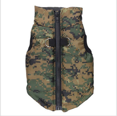 JMT-838026 Quilted Padded Jacket for Small and Medium Dogs - Warm Winter Coat in Various Colors and Sizes