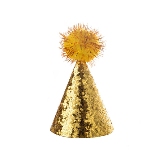 JMT-838218 Pet Birthday Party Decorative Pointed Fur Ball Hats - 10 Colors & 3 Sizes Available