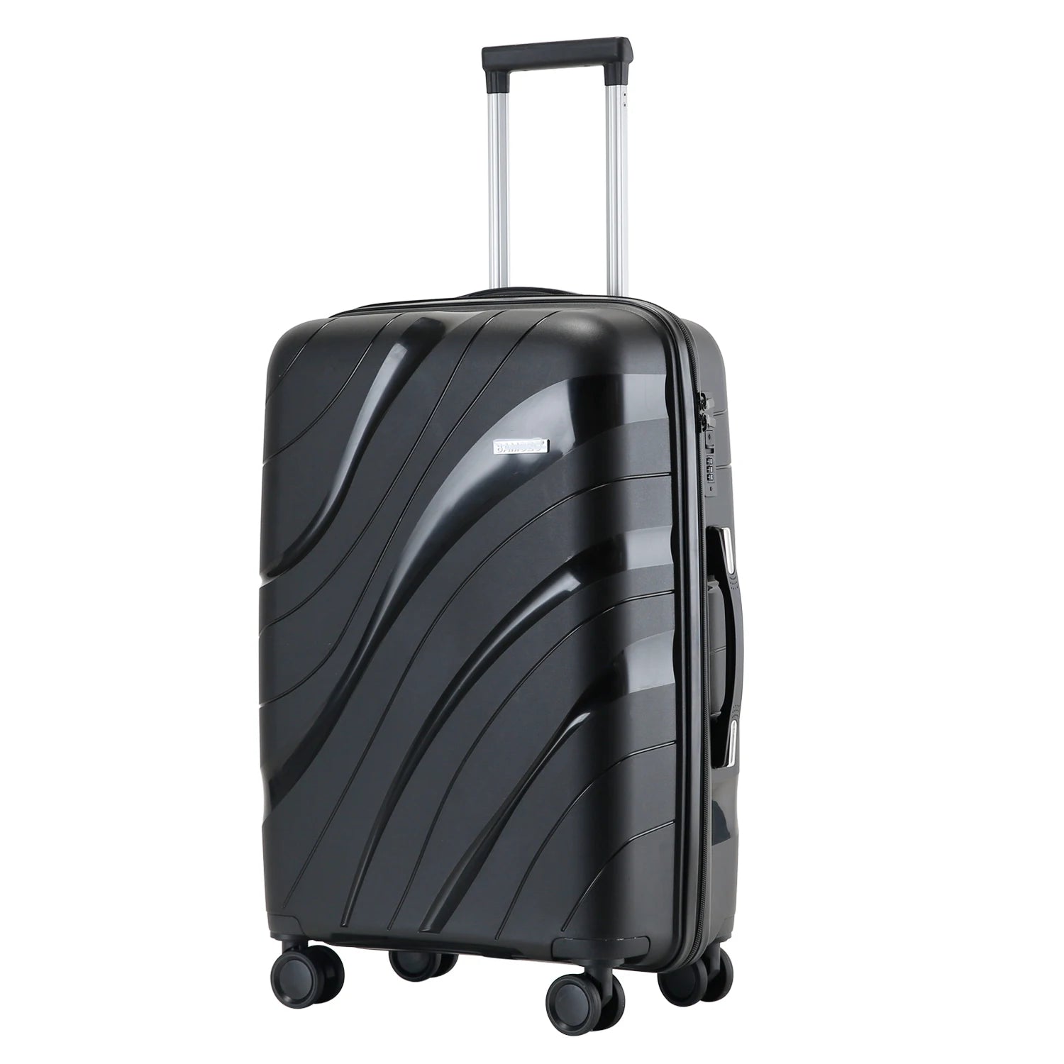 JMT-838282 Waterproof Lightweight 3-Piece Rolling Luggage Set in 20, 24, and 28 Inch Sizes
