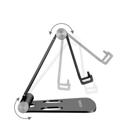 JMT-838410 Two-Way Adjustable Aluminum Alloy Desktop Stand for Mobile Phones and Tablets