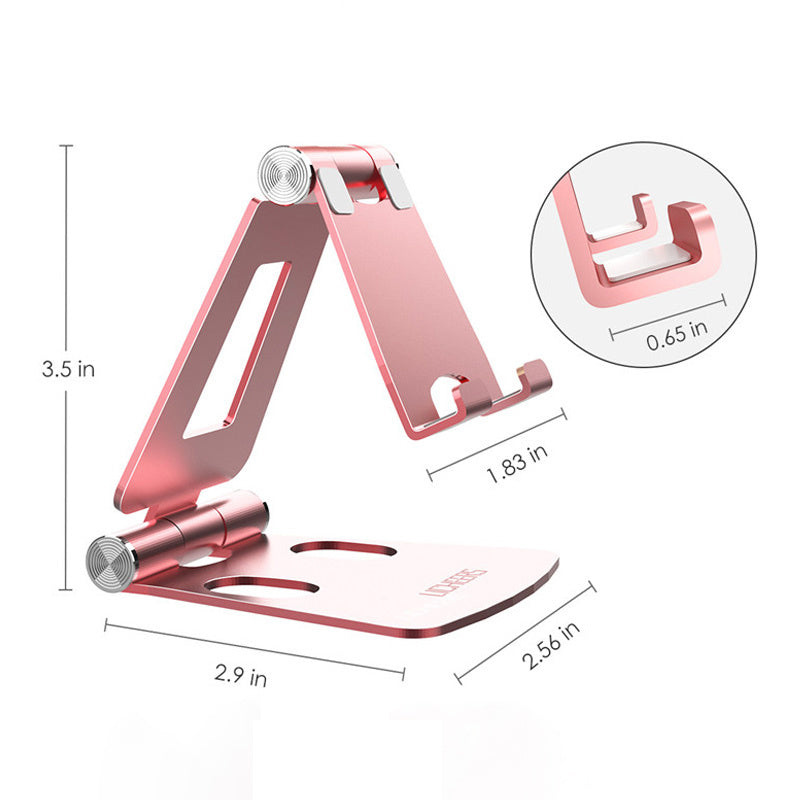 JMT-838410 Two-Way Adjustable Aluminum Alloy Desktop Stand for Mobile Phones and Tablets