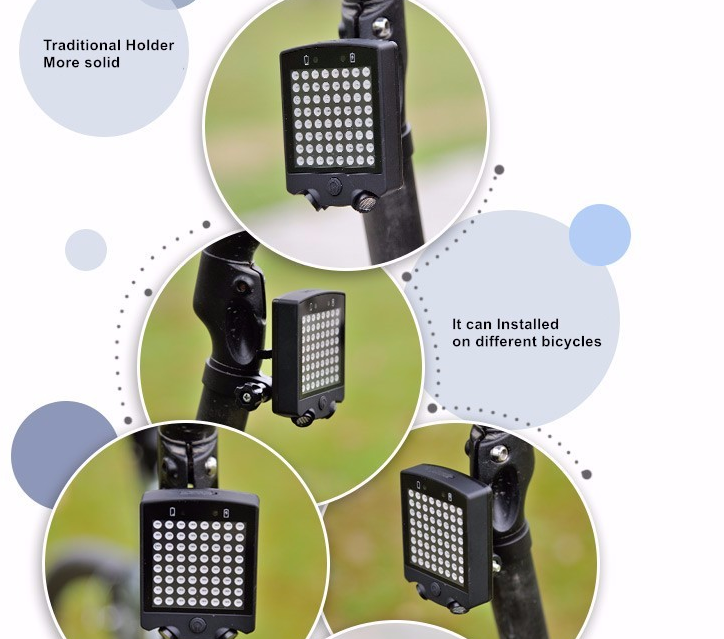 JMT-838474 Bicycle LED Turn Signal Light for Enhanced Safety and Visibility
