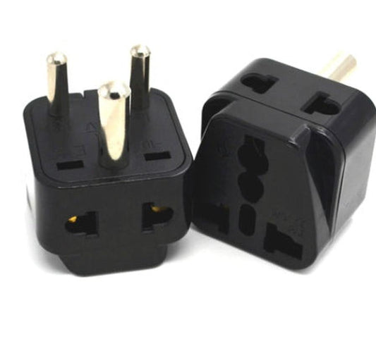 JMT-838730 Small South Africa One-for-Two Travel Conversion Socket, 3C Rated, Environmental Protection Material, Voltage Range 50V-440V