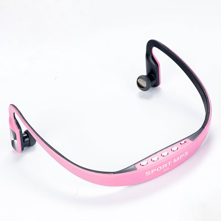 JMT-838730 Wireless Back-Mounted Sports Headset with USB Connection and Rear-Hanging Design