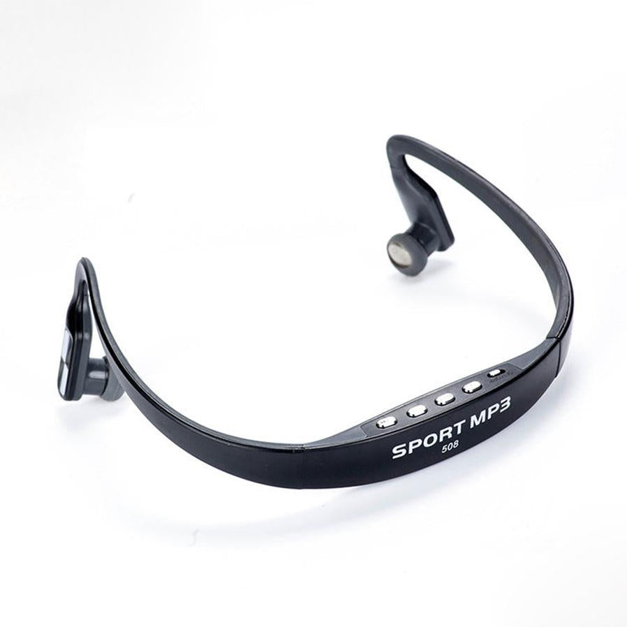 JMT-838730 Wireless Back-Mounted Sports Headset with USB Connection and Rear-Hanging Design