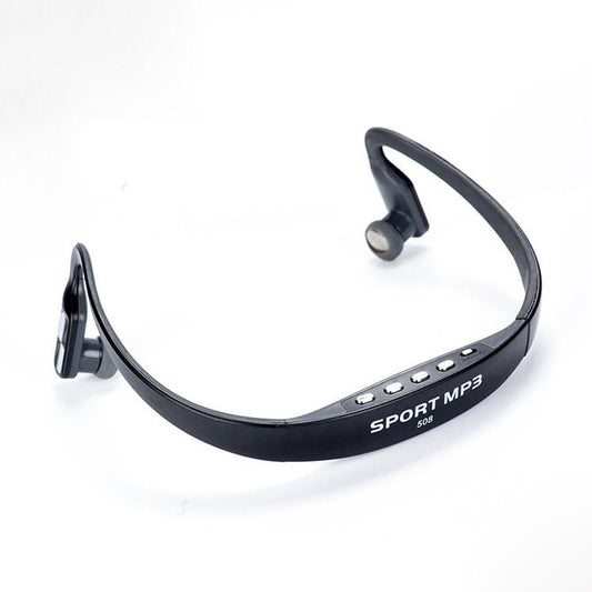 JMT-838730 Wireless Back-Mounted Sports Headset with USB Connection and Rear-Hanging Design