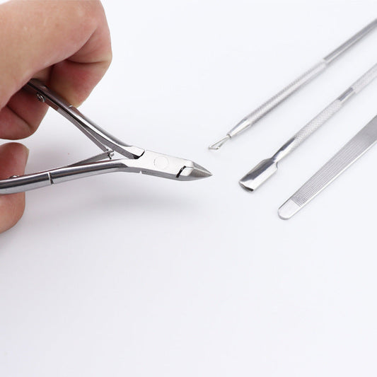 JMT-838858 Stainless Steel Dead Skin Scissors 4-Piece Set for All Skin Types